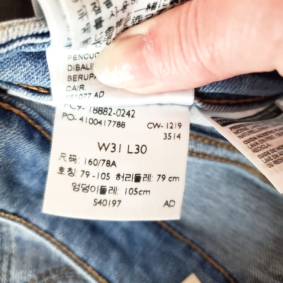 Levi's 721 Highrise Skinny Size 31 - Picture 7 of 8